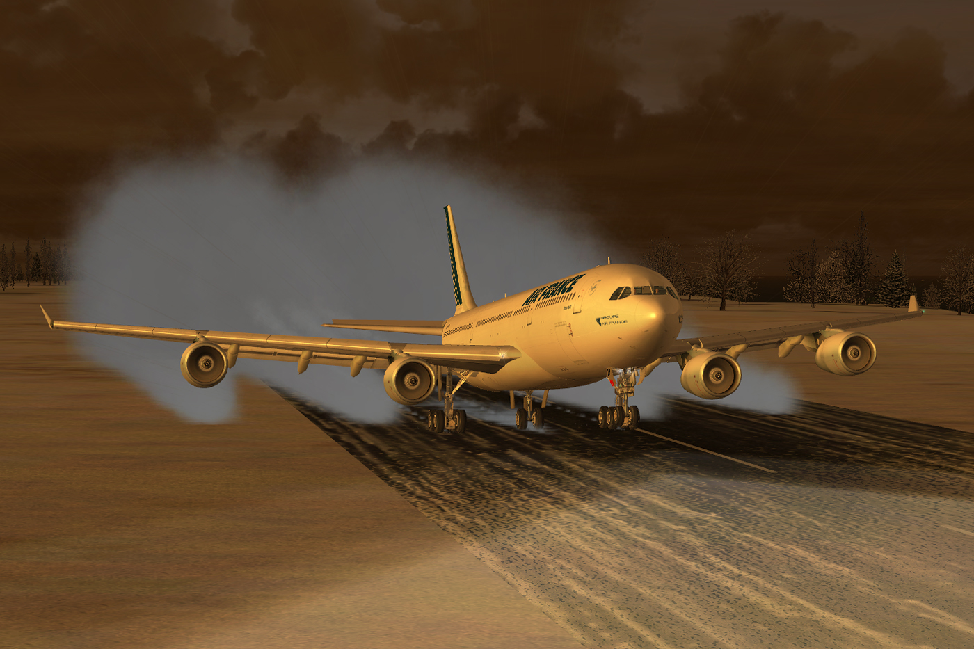 A343 during take off from wet runway, 1400x933 (770.251953125KB)