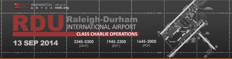 ZDC: Class Charlie Ops at KRDU Banner