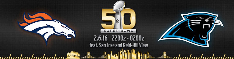 Super Bowl 50 Fly-In Banner