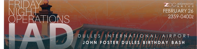 FNO: IAD - John Foster Dulles Birthday Bash Banner